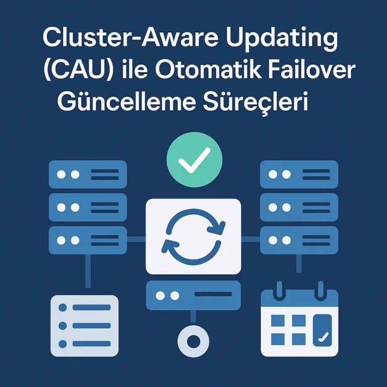 Cluster-Aware Updating (CAU) ile Otomatik Failover Güncelleme Süreçleri