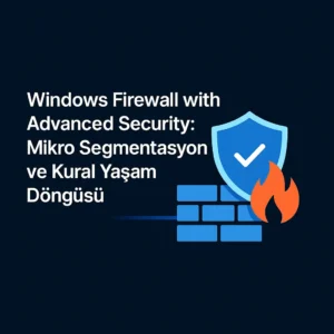 Windows Firewall with Advanced Security: Mikro Segmentasyon ve Kural Yaşam Döngüsü