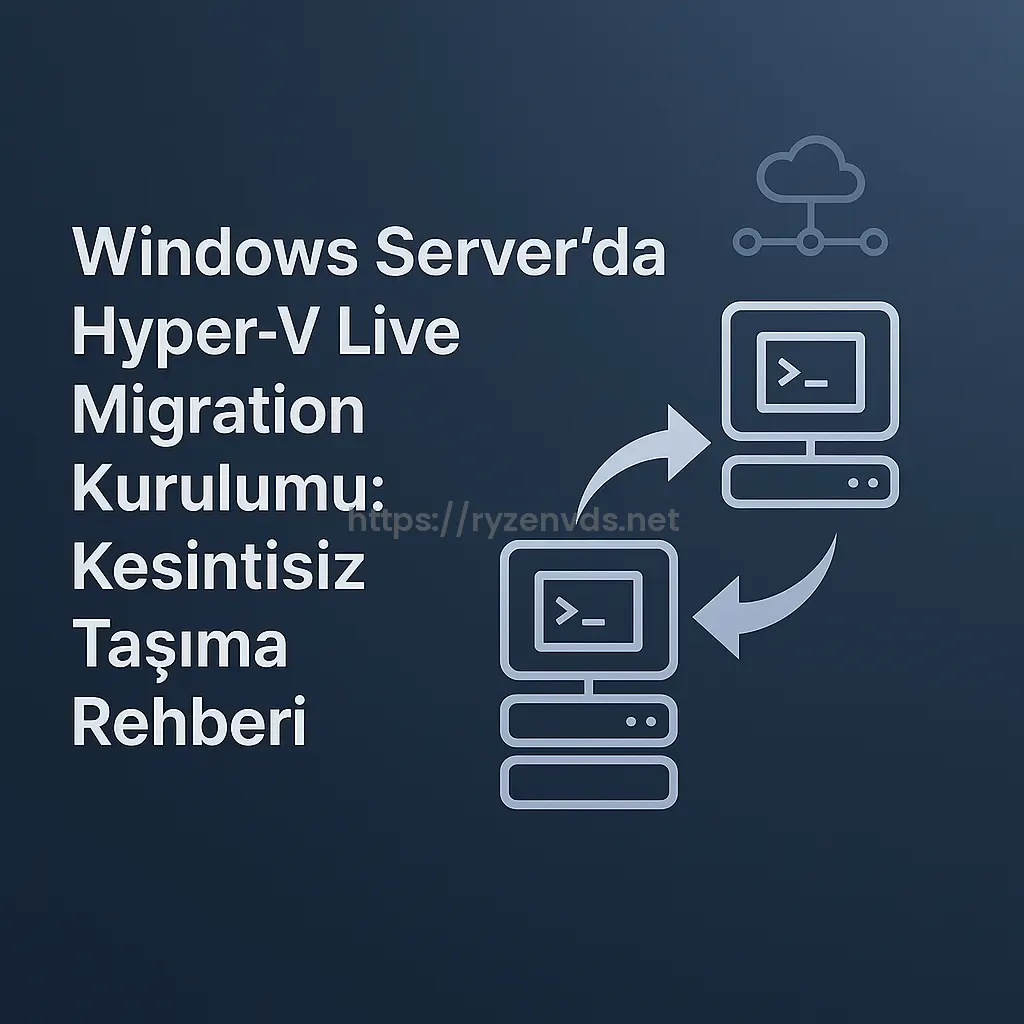 Windows Server’da Hyper-V Live Migration Kurulumu: Kesintisiz Taşıma Rehberi