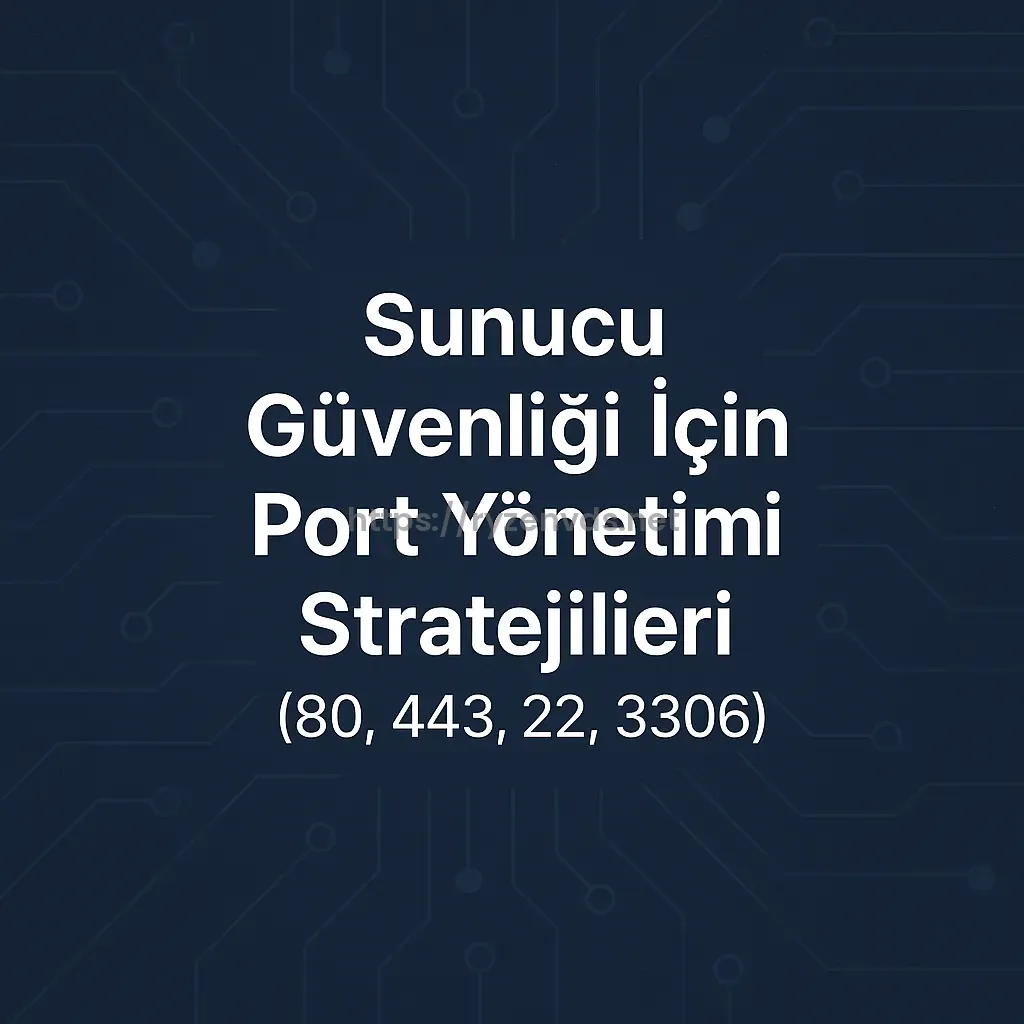 Sunucu Güvenliği İçin Port Yönetimi Stratejileri (80, 443, 22, 3306)