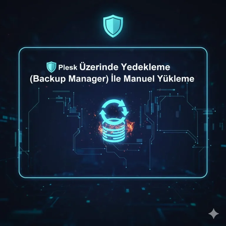 Plesk Üzerinde Yedekleme (Backup Manager) İle Manuel Geri Yükleme